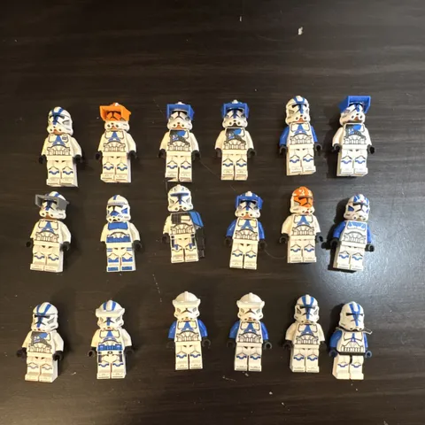 LEGO Star Wars 501st and 332nd Clone Trooper Lot GCC Custom/Normal Lego