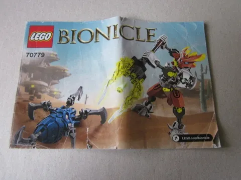 Lego Building Instructions Instruction Bionicle 70779