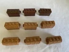 Lot of 9 LEGO Treasure Chests 4739/29336/28699 #77