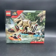 LEGO Set #76975 Jurassic World T-Rex River Escape Dinosaur Building Toy SEALED