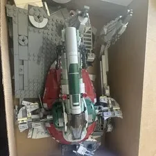 LEGO Star Wars Slave I Bulk Parts Lot in Box Gray Green Red White Boba Fett