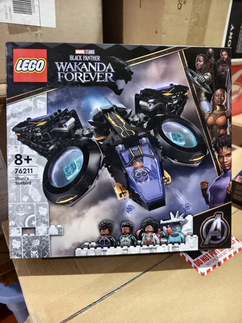 Lego Marvels Black Panther Shuri''s Sunbird Set #76211, BNIB