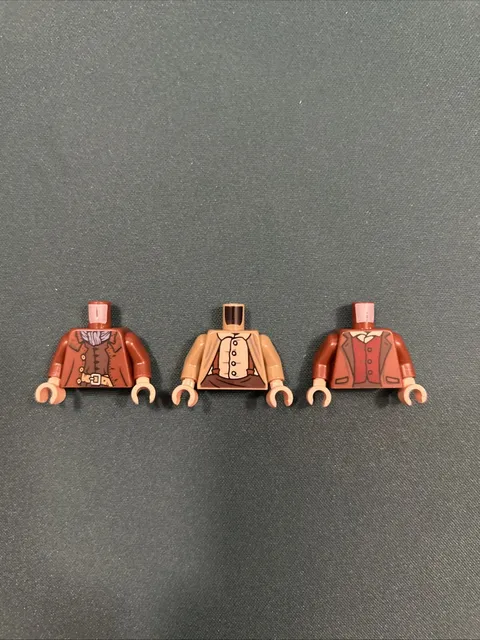 Brand New Official LEGO Hobbit Torsos Frodo, Samwise, Sméagol