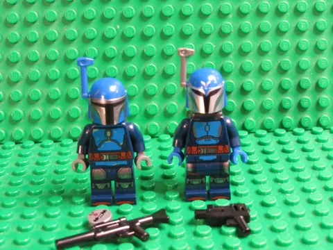 Lot 2 LEGO Star Wars Minifigs Mandalorian Nite Owl + Warrior SW1344 sw1345 WJ65