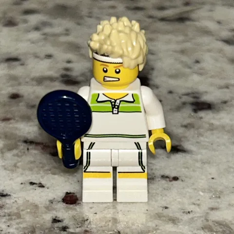 Lego #8831 Minifigure Series 7 Tennis Ace CMF (Col105) Retired 2012