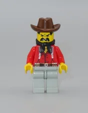 LEGO Bandit Cowboy Western Bandit red shirt minifigure 6764 6755 6762 6769 6761