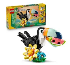 LEGO Creator 3-in-1 Tropical Toucan Wild Animals Set 31173 225 Pieces NEW