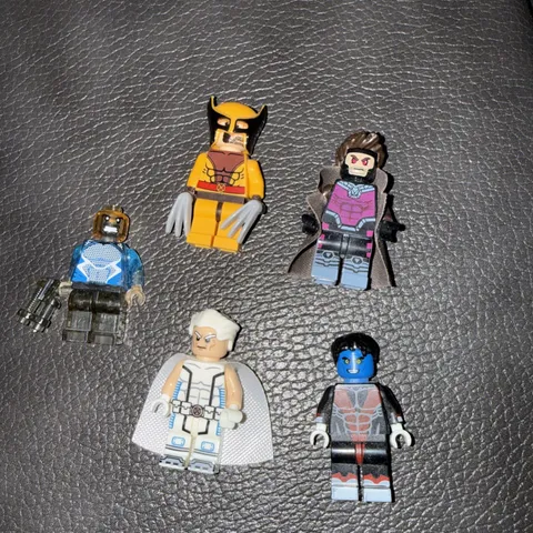 Custom Lego Marvel  X-Men Minifigures Lot Nightcrawler Wolverine Gambit