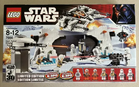 Star Wars LEGO Set (7666) Hoth Rebel Base-Limited Edition New Sealed Brand New!