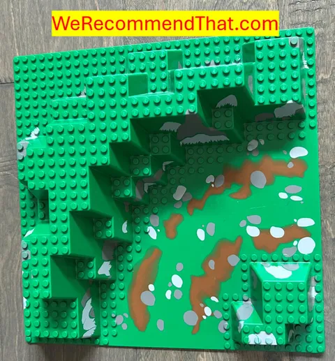 Vintage LEGO Baseplate Raised 6024 for Castle Dark Forest Fortress 6079