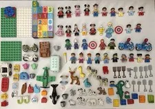 Lego Duplo Figure Lot Disney Woody Cars Marvel DC Numbers Animals & Accessories
