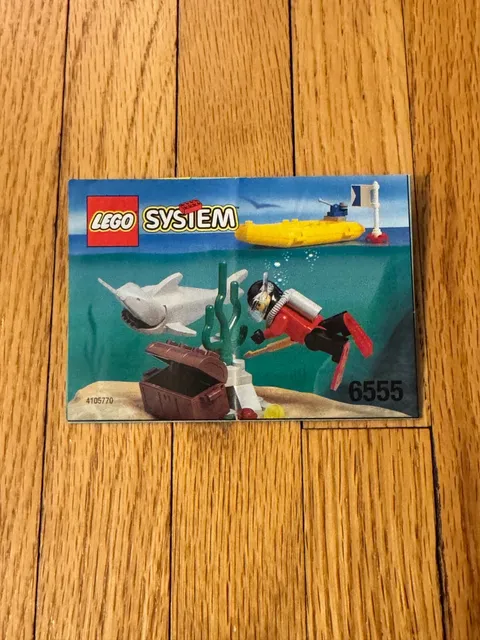 Lego Town Sea Hunter (6555) Instruction Booklet Only