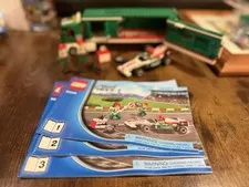 LEGO Town Racing 6335 Indy Transport Truck Trailer Race Car