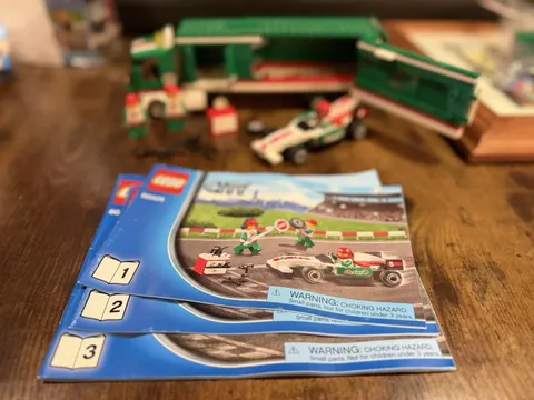 LEGO Town Racing 6335 Indy Transport Truck Trailer Race Car