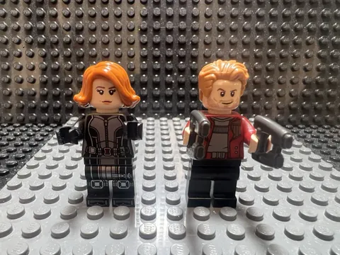 lego marvel minifigures Lot Star Lord Black Widow Jumpsuit. Toys. 