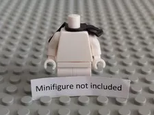 Lego Accessories - Black Shoulder Armor with Upturned End and Scabbard - New