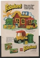 LEGO ADVERTISING INSERTS #  1-1987 # FABULAND # 1980 #