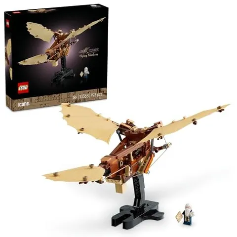 LEGO Icons Leonardo da Vinci's Ornithopter 10363 13+ Collector's Item