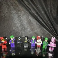 LEGO The LEGO Batman Movie Minifigure Lot Batman Joker Harley Quinn Catwoman