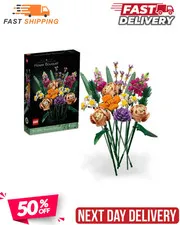 LEGO Icons Botanical Collection Flower Bouquet 10280 Building Decoration Set...