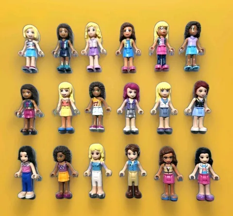LEGO Friends Mini Doll Lot 10 Girl Figures Characters Accessories Bundle
