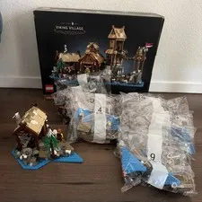 LEGO Ideas Viking Village 21343 Complete Set 2103 Pieces (bags 4-15 Unopened)