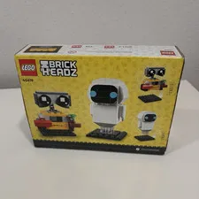 LEGO BrickHeadz Disney 40619 Eve & WALL-E 155 pcs 10+ Display Stand Included
