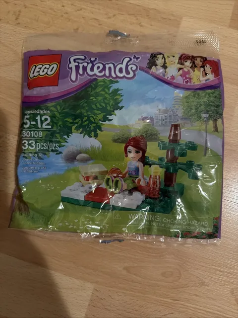 Brand New Factory Sealed Retired LEGO FRIENDS: Mia’s Summer Picnic (30108) 33pcs