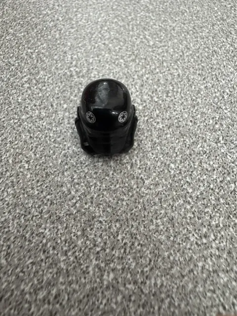 LEGO - Minifig, Headgear Helmet Stormtrooper, TIE Pilot Pattern - Black