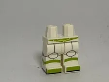 LEGO-Hips and Legs with Lime Boots and Belt and Lime and Gray BUZZ LIGHTYEAR LEG
