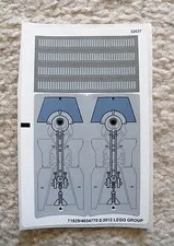 LEGO Star Wars - New Sticker Sheet - From 9490