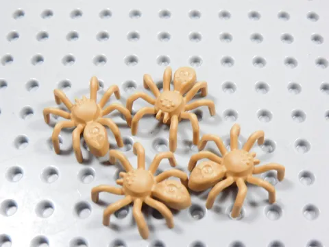 LEGO Lot of 4 Medium Nougat Spiders Animal Minifig BI