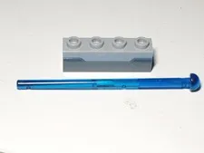 Lego 15301c01 Projectile Launcher 1x4 Spring Shooter With Trans Dark Blue Dart