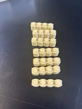 LEGO Parts 30137 (7Pcs) Brick Modified 1x4 Log Tan Color Bricks