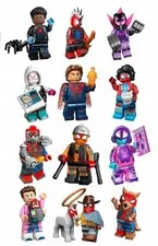 LEGO 71050 COMPLETE SET OF 12 Spider-Man Across the Spider-Verse 2099 Miles Gwen