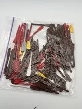 Lego Oars Lot Massive Brown Reddish Brown Red Yellow Rare Vintage Lot