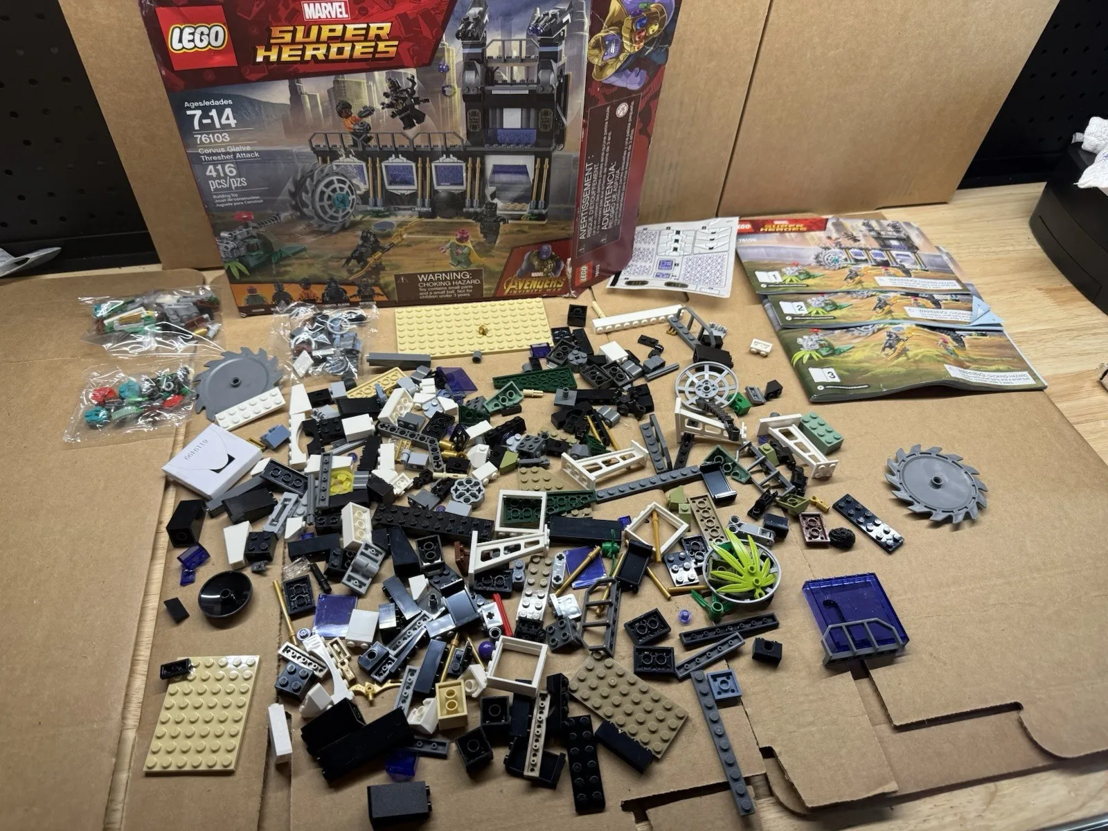 LEGO Marvel Super Heroes 76103 Thresher Attack Missing Figures | Parts Only