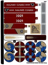 LEGO STICKER SHEET FOR 76208 GOAT BOAT to set New