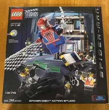 LEGO Studios: Spider-Man Action Studio 1376 Brand New in Box Vintage Retro