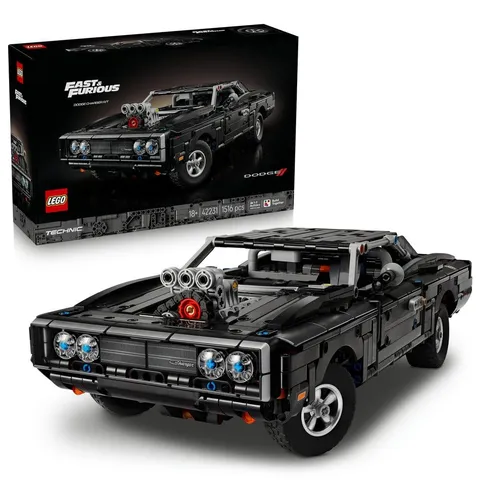 LEGO Technic 42231 Fast and Furious Dodge Charger Building Toy Set