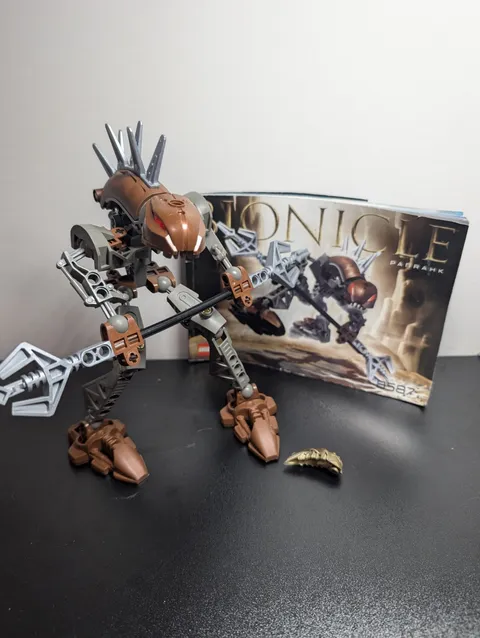 LEGO BIONICLE Rahkshi Panrahk (8587)   Complete With Kraana No Canister