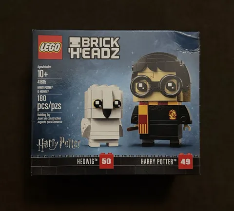 DAMAGED BOX LEGO BrickHeadz Harry Potter & Hedwig 41615 Wizarding World Retired