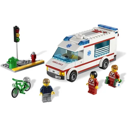 Fully Complete LEGO 4431 City Ambulance, In Good Conditon, No Box