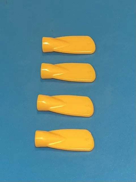 LEGO Piece 31990 (x4) Utensil Oar / Paddle Head Bright Light Orange Genuine Bulk