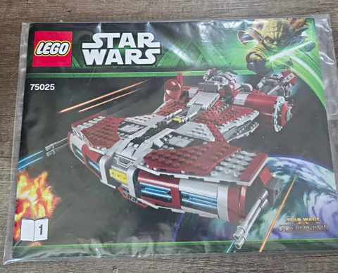 LEGO Star Wars Jedi Defender-Class Cruiser (75025) - USED w/ Instr