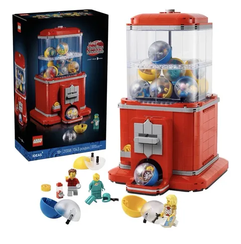 LEGO Ideas Minifigure Vending Machine 21358 1343pcs Brick Separator Included