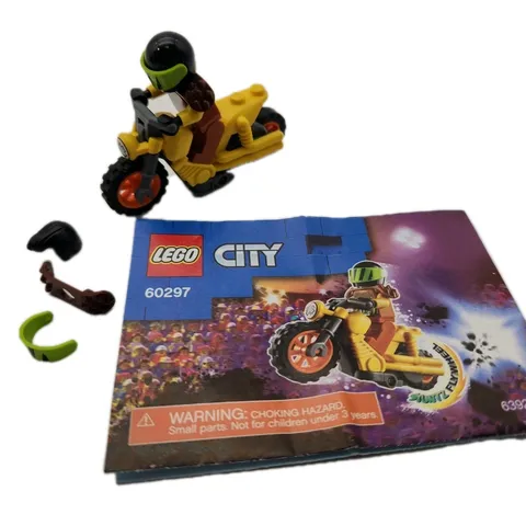 Lego Demolition Stunt Bike 60297 Minifigure Building Playset Pamphlet Motorcycle