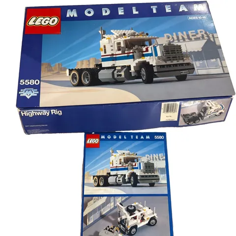 LEGO 5580 Highway Rig Model Team Truck 1990