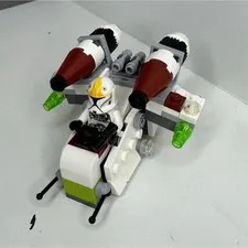 BUILT; LEGO Republic Gunship 75076 w/ minifigure 