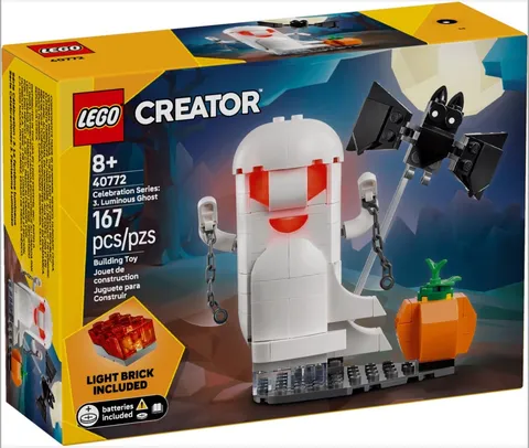 LEGO 40772 Luminous Ghost Halloween Celebration Series 3 Retired New Sealed